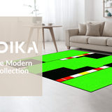 Brightly Colored Urban Journey Mat(Green)