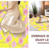 Vivid Circular Nature Inspired Design(Yellow)