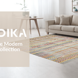 Ultra Soft Area Rug, Non Slip, Stain Resistant, Washable Area Rugs for Living Room, Bedroom, Charming Vintage Floral Accent(Gray)