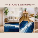 Dynamic Ombre Wave Motif(Blue)
