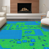 Engaging Numbered Parking Landscape(Blue)