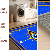 Elegant Gold Geometric Entrance(Blue)