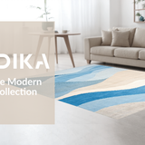 Chic Coastal Inspired Abstract Motif(Blue)