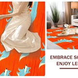 Fun and Energetic Wildlife Motif(Red)