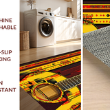 Striking Transitional Guitar Layout(Red)