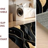 Opulent Modernist Geometric Arrangement(Black)