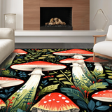 Lush Black and White Blossom Theme(Red)