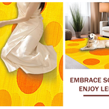 Energetic Kaleidoscopic Round Theme(Yellow)