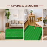 Modern Green Leaf Motif(Green)