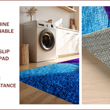 Ultra Soft Area Rug, Non Slip, Stain Resistant, Washable Area Rugs for Living Room, Bedroom, Shaggy Purple Playroom Carpet for Kids(Purple)