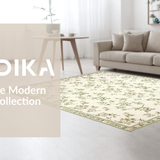 Cozy Hand Hooked Country Motif(Beige)