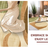 Contemporary Earthy Abstract Swirls(Beige)