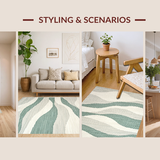 Sophisticated Abstract Motif(Beige)