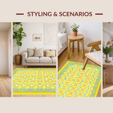 Cheerful Colorful Geometric Artwork(Yellow)
