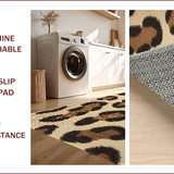 Ultra Soft Area Rug, Non Slip, Stain Resistant, Washable Area Rugs for Living Room, Bedroom, Modern Animal Pattern Bedroom Non-Shedding Carpet(Beige)