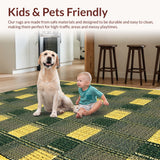 Ultra Soft Area Rug, Non Slip, Stain Resistant, Washable Area Rugs for Living Room, Bedroom, Modern Plush Leopard Print Bedroom Rug(Gray)