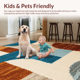 Abstract Checkered Modern(Beige)