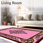 Luxurious Swirling Design with Accents and Ornate Detailing (Pink) - ODIKA