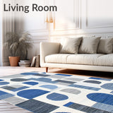 Abstract Braided Area Blue and Gray(Blue)