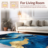 Chic Fluid Patterned Surface(Blue)