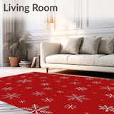Magical Winter Wonderland Snowfall Decorative Accent(Red)