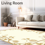 Majestic Heirloom Area Artisan Crafted Botanical(Beige)