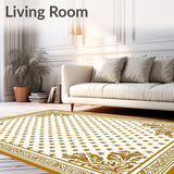 Classic Mesh Overlay with Stylized Leafy Embellishments(Brown)