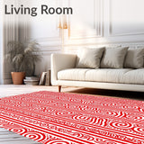 Festive Cane Swirl Plush(Red)