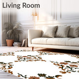 Vintage Medallion Scroll Work Machine (Brown)