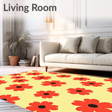 Blossom Petal Drift Contemporary Modern Stylish Accent(Yellow)