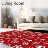 Enchanted Snowfall Wonderland Decorative Pathway Accent(Red)