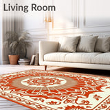 Sunburst Medallion Autumn Harvest(Orange)