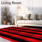 Festive Holiday Checkerboard with Traditional Gingham Motif(Red)