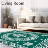 Festive Snowflake Medallion Holiday Decorative(Green)