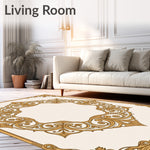 Elegant Medallion Rosette Swirl (Gold) - ODIKA