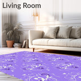 Hexagonal Lavender Dream Whimsical Fantasy Wonderland Plush (Purple)