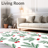 Enchanted Holly Berries Celebration Tapestry(Green)