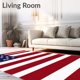 American Flag Area Rug(Red)