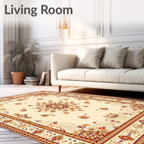 Boho Chic Medallion Area With Traditional Artisanal Elements(Beige)