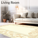 Timeless Ivory Scroll Motif With Protection(Beige)