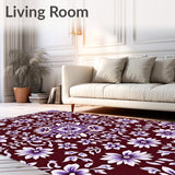 Enchanted Garden Bloom Circular Accent(Brown)