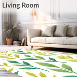 Botanical Leaf Fronds Nursery Safe Floor Art (Green)