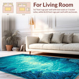 Oceanic Creature Motif(Blue)