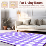 Lively Abstract Lattice Color(Purple)