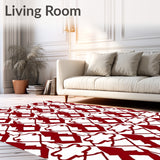 Nordic Lattice Decorative Winter Accent(Red)