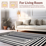 Industrial Stripe with Minimalist Sequence and Modern Linear Motif(Black)