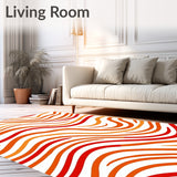 Amber Wave Decorative Accent(Orange)