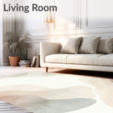 Coastal Breeze Oval Design in Elegant Light Beige(Beige)