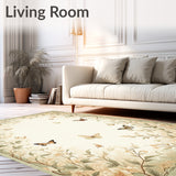 Enchanted Garden Edge Floor with Motif(Beige)