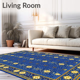 Geometric Spotted Bedside(Blue)